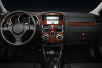 Daihatsu Terios 2006-2017 Armaturenbrett Abdeckungen Aluminium Foto 1