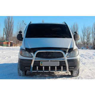 Frontbügel XL-WT025 (Edelstahl) Mercedes Vito W639 2004-2014 Foto 3