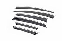 Ford Focus III 2011-2017 Chrom Windabweiser (6 Stk., Sunflex) Schrägheck Foto 4