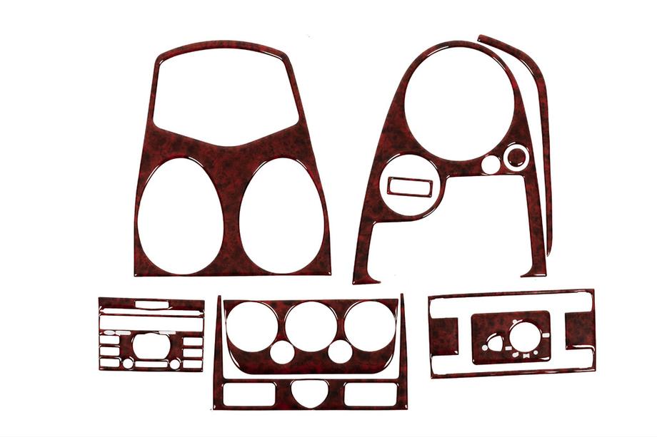 Ford Fiesta 2002-2008 Armaturenbrett Blenden Innenraum (2005-2008) Aluminium Image