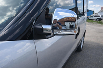 Opel Combo 2012-2018 Spiegelabdeckungen (2 Stk, ABS) OmsaLine - Verchromtes ABS-Kunststoff Foto 1