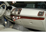 Nissan Micra K12 2003-2010 Armaturenbrett Abdeckungen Aluminium Foto 3