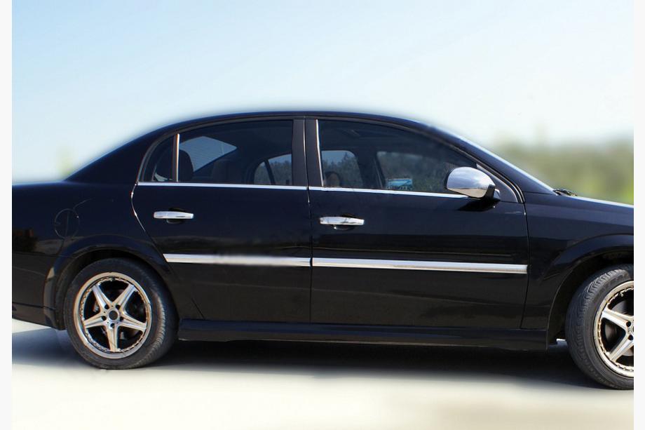 Opel Vectra C 2002-2008 Fensterzierleisten außen Edelstahl (4 Stk) OmsaLine - Italienischer Edelstahl Foto 3
