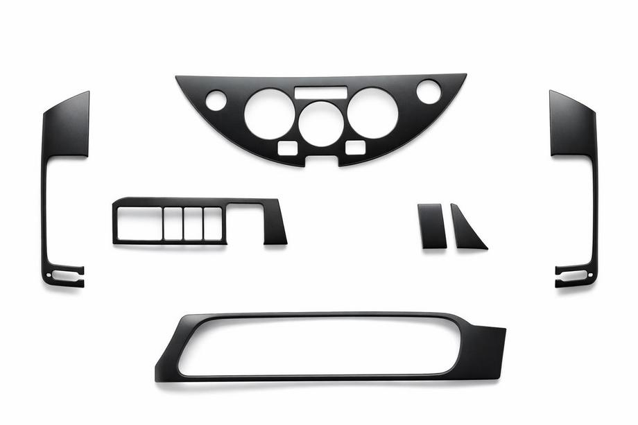 Nissan Note 2004-2012 Armaturenbrett Abdeckungen Aluminium Image