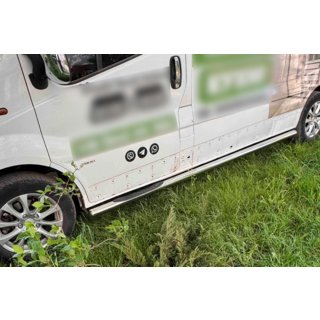 Seitliche Rohre (2 Stk., Edelstahl) Opel Vivaro 2001–2015 Foto 4