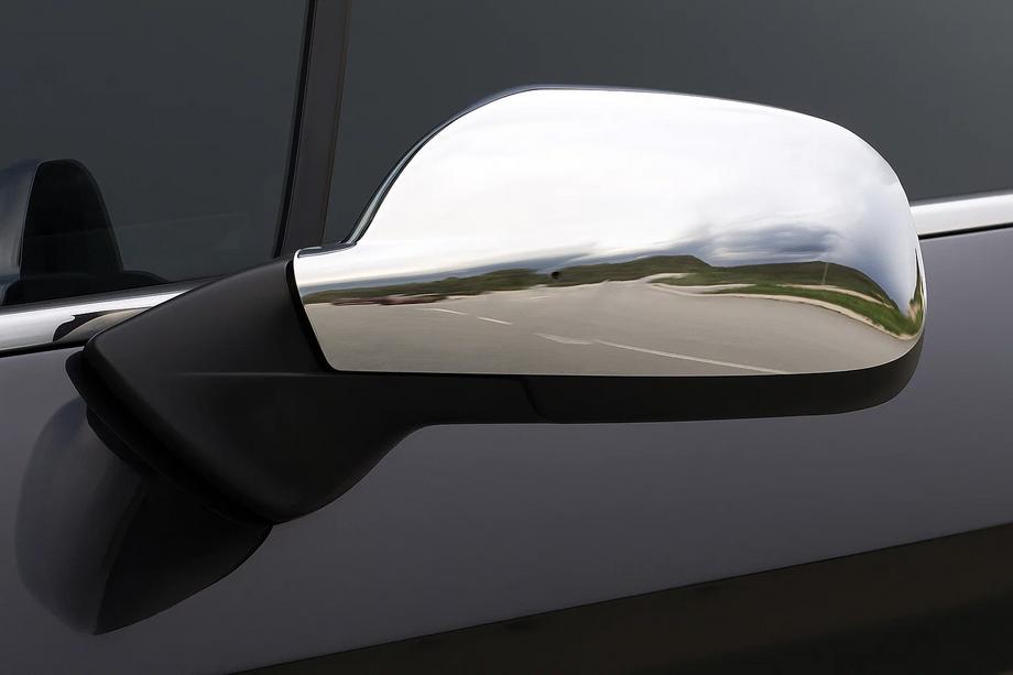 Peugeot 407 2004-2011 Spiegelabdeckungen Chrom (2 Stk) OmsaLine - Chrom Kunststoff Foto 3
