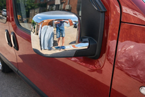 Peugeot Bipper 2008-2017 Spiegelabdeckungen komplett (2 Stk., Edelstahl) Foto 1