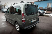 Peugeot Partner Tepee 2008-2018 Chrom Blenden für Rückleuchten Eckig (2 Stk, Kunststoff) Foto 3