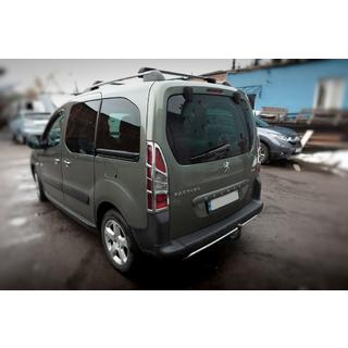 Chrom Blenden für Rückleuchten Eckig (2 Stk, Kunststoff) Peugeot Partner Tepee 2008-2018 Foto 3