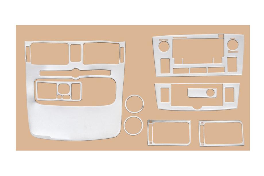 Toyota Avensis 2003-2009 Armaturenbrett Abdeckung Small Aluminium Image