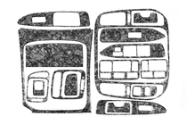 Toyota Land Cruiser 100 1998-2007 Armaturenbrett Abdeckungen Aluminium Foto 4