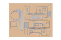 Volkswagen T5 2010-2015 Armaturenbrett Abdeckungen Aluminium Foto 8