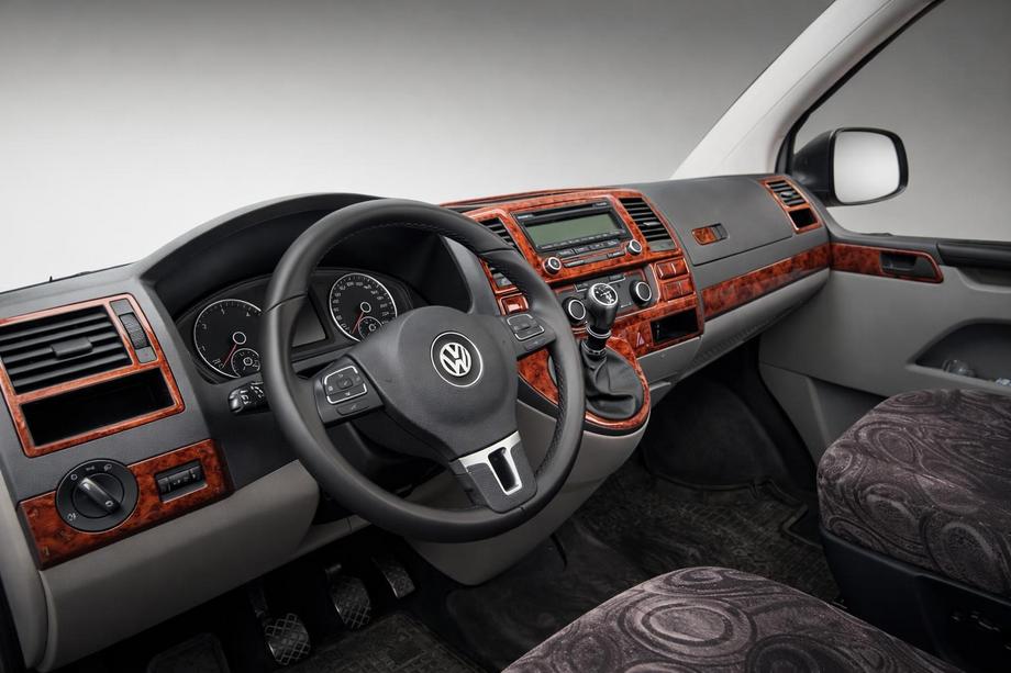 Volkswagen T5 2010-2015 Armaturenbrett Abdeckungen Aluminium Image