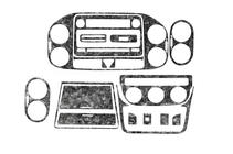 Volkswagen Golf Plus 2004-2014 Armaturenbrett Abdeckungen Carbon Foto 3