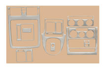 Volkswagen Touran 2003-2010 Armaturenbrett Abdeckungen Aluminium Foto 4