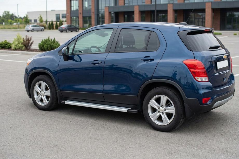 Chevrolet Trax 2012-2023 Seitenschweller Maya V2 (2 Stk., Aluminium) Image