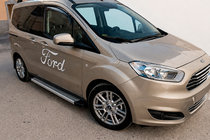 Ford Courier 2014-2023 Seitenschweller Maya V2 (2 Stk., Aluminium) Foto 1