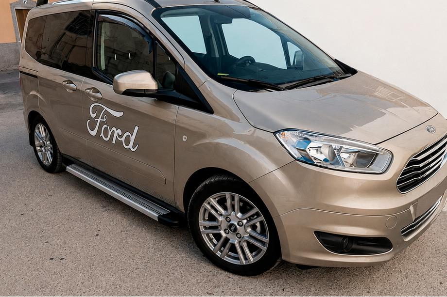 Ford Courier 2014-2023 Seitenschweller Maya V2 (2 Stk., Aluminium) Image