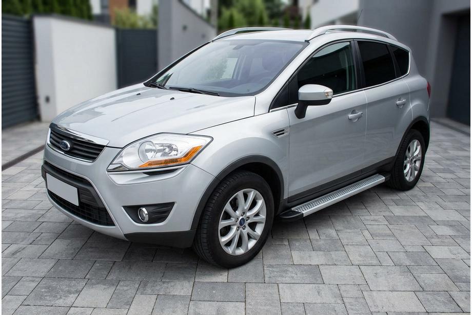 Ford Kuga 2008-2013 Seitenschweller Maya V2 (2 Stk., Aluminium) Image