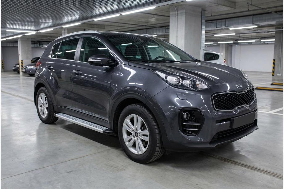 Kia Sportage 2015-2021 Seitenschweller Maya V2 (2 Stk., Aluminium) Image