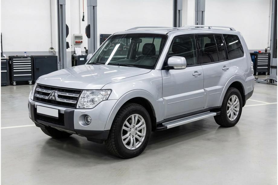 Mitsubishi Pajero Wagon IV 2006-2021 Seitenschweller Maya V2 (2 Stk., Aluminium) Image