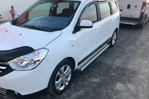 Renault Lodgy 2013-2022 Seitenschweller Maya V2 (2 Stk., Aluminium) Foto 1