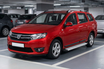 Renault Logan MCV 2013-2022 Seitenschweller Maya V2 (2 Stk., Aluminium) Foto 1