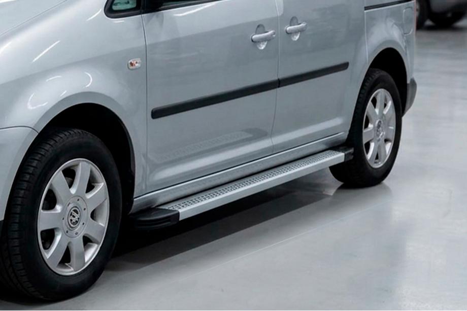Volkswagen Caddy 2010-2015 Seitenschweller Maya V2 (2 Stk., Aluminium) Image