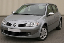 Renault Megane II 2004-2009 Spiegelabdeckungen (2 Stk., Kunststoff) Foto 1