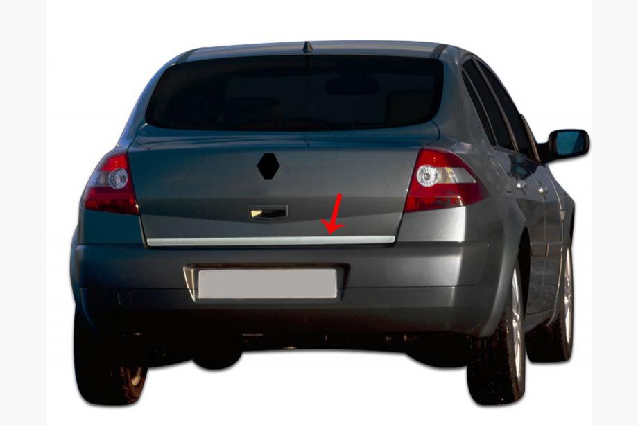 Renault Megane II 2004-2009 Kofferraumleiste Edelstahl SD, OmsaLine - Italienischer Edelstahl Foto 5