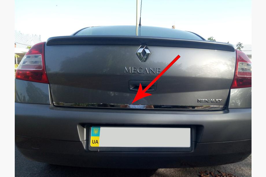Renault Megane II 2004-2009 Kofferraumleiste Edelstahl SD, OmsaLine - Italienischer Edelstahl Foto 6