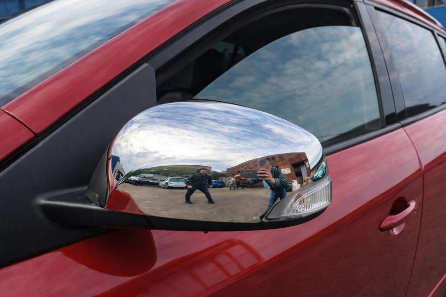 Renault Megane III 2009-2016 Spiegelabdeckungen (2 Stk., Edelstahl) Carmos - Türkischer Edelstahl Image