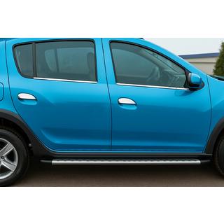 Fensterzierleisten außen Edelstahl (4 Stk.) Renault Sandero 2007-2013 Foto 1