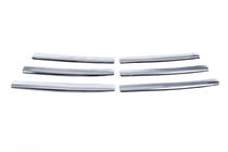 Renault Trafic 2001–2015 Chrom Kühlergrill Abdeckungen 2007-2015 (6 Stk, Edelstahl) Foto 5