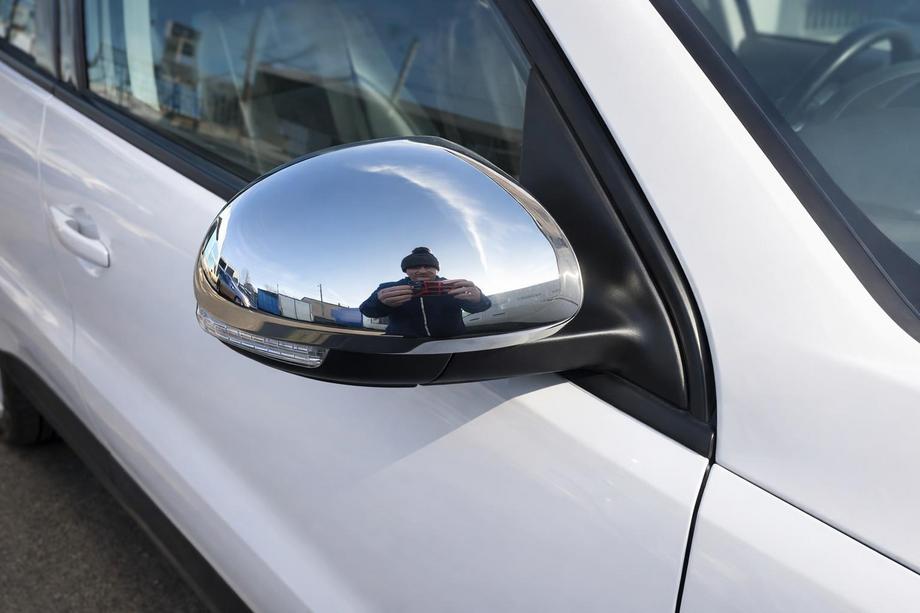 Seat Alhambra 2010- Spiegelabdeckungen (2 Stk., Edelstahl) Image
