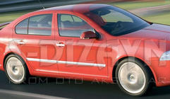 Skoda Octavia II A5 2010-2013 Zierleisten Abdeckungen (4 Stk, Edelstahl) Carmos - Türkischer Edelstahl Foto 2