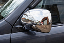 Toyota Land Cruiser Prado 120 2002-2009 Spiegelabdeckungen (2 Stk., Edelstahl) Carmos - Türkischer Edelstahl Foto 7