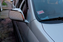 Toyota Land Cruiser Prado 120 2002-2009 Spiegelabdeckungen (2 Stk., Edelstahl) Carmos - Türkischer Edelstahl Foto 2