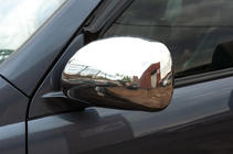 Toyota Land Cruiser Prado 120 2002-2009 Spiegelabdeckungen (2 Stk., Edelstahl) Carmos - Türkischer Edelstahl Foto 6