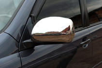 Toyota Land Cruiser Prado 120 2002-2009 Spiegelabdeckungen (2 Stk., Edelstahl) Carmos - Türkischer Edelstahl Foto 5