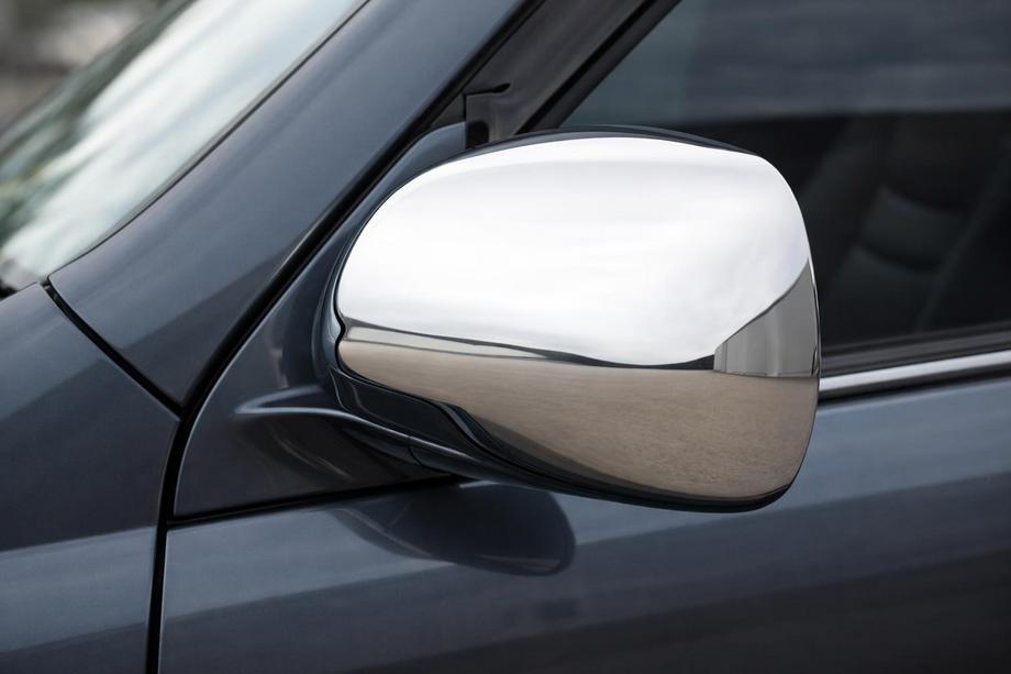 Toyota Land Cruiser Prado 120 2002-2009 Spiegelabdeckungen (2 Stk., Edelstahl) Carmos - Türkischer Edelstahl Image
