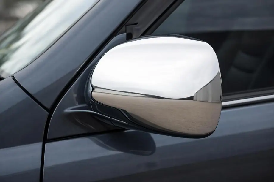 Toyota Land Cruiser Prado 120 2002-2009 Spiegelabdeckungen (2 Stk., Edelstahl) Image
