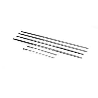 Fensterrahmen Abdeckung (6 Stk, Edelstahl) Toyota Land Cruiser Prado 150 2009-2023 Foto 4