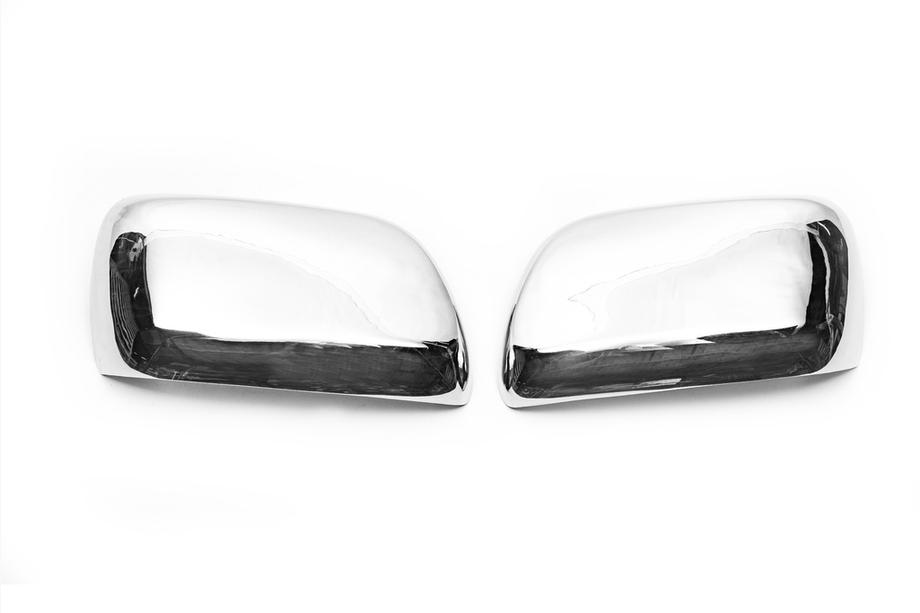 Toyota Land Cruiser 200 2007-2021 Spiegelabdeckungen 2008-2012 (2 Stk, Edelstahl) OmsaLine - Italienischer Edelstahl Foto 3
