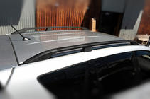 Toyota Rav 4 2006-2013 Dachreling Schwarz Türkisch Kurze Basis, Kunststofffüße Foto 4