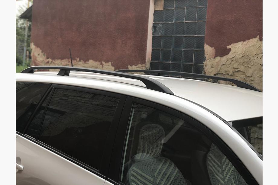 Toyota Rav 4 2006-2013 Dachreling Schwarz Türkisch Lange Basis, Kunststofffüße Foto 5