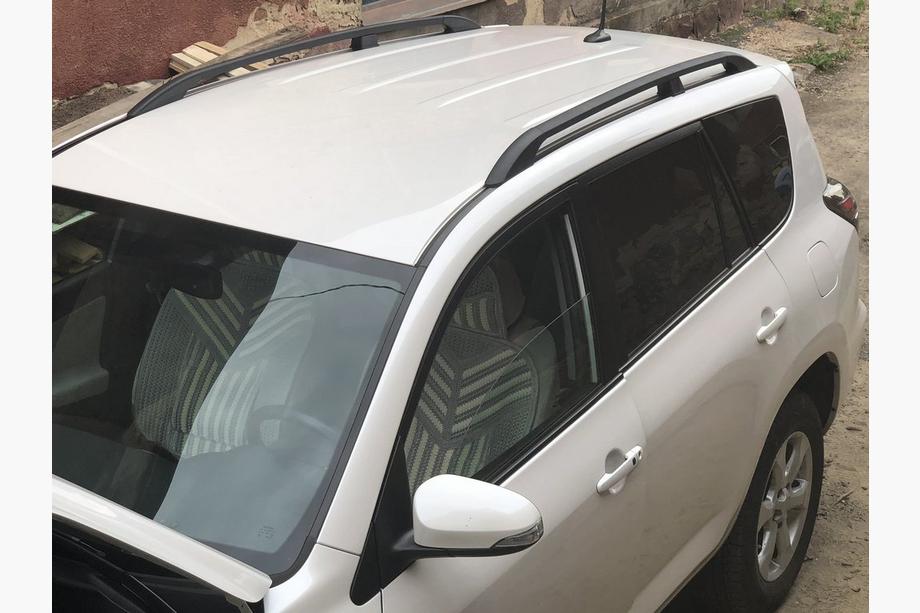 Toyota Rav 4 2006-2013 Dachreling Schwarz Türkisch Lange Basis, Kunststofffüße Foto 8