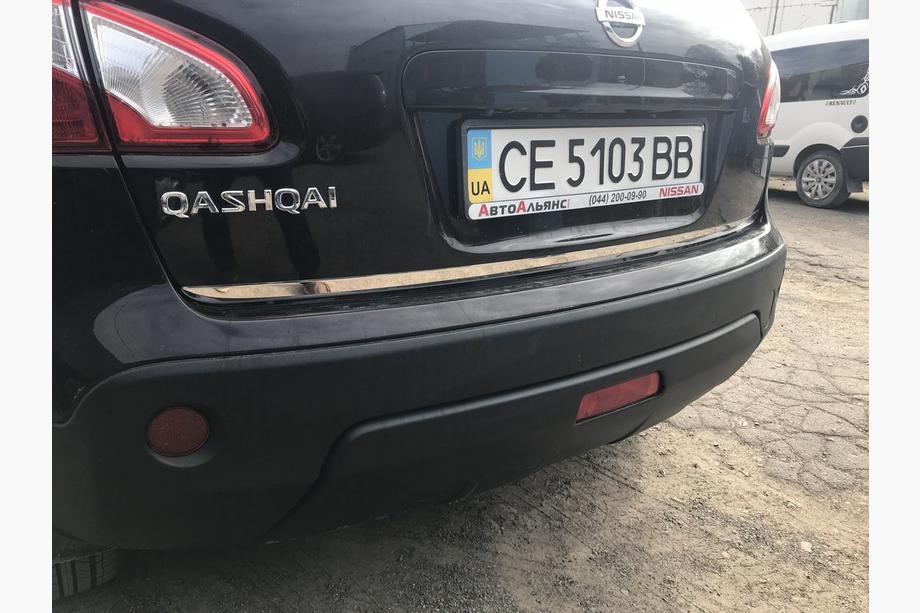 Nissan Qashqai 2010-2014 Kofferraumdeckel Leistenabdeckung Edelstahl Foto 4