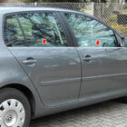 Volkswagen Golf 5 2003-2009 Fensterrahmen Zierleisten Edelstahl außen (4 Stk) Foto 1