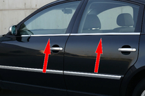 Volkswagen Passat B5 1997-2005 Fensterzierleisten außen Edelstahl (4 Stk) Foto 1